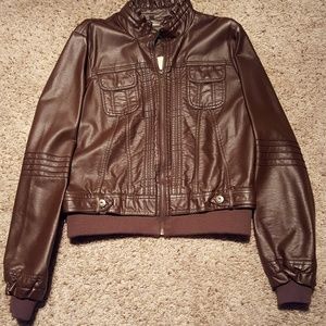 Jou Jou Faux Leather Jacket (XL Junior)